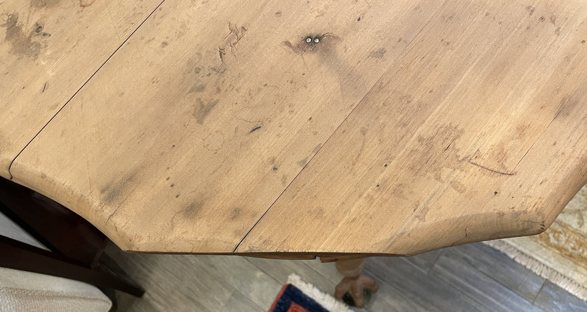 Antique Claw Foot Table, AS IS (0JL04D)