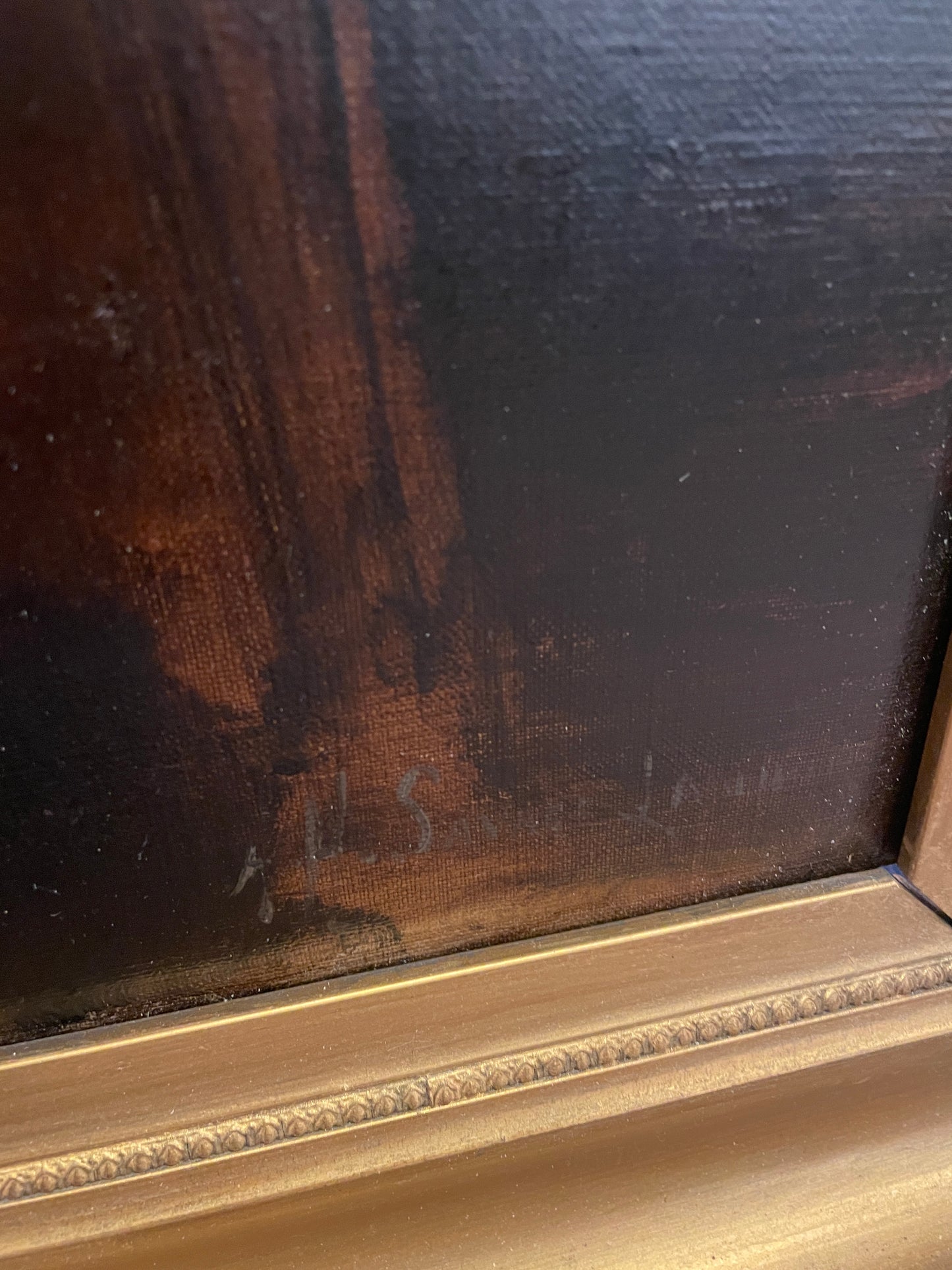 Arnold Henry Savage Landor (1865-1924) Portrait on Canvas, Restored (0DX001)