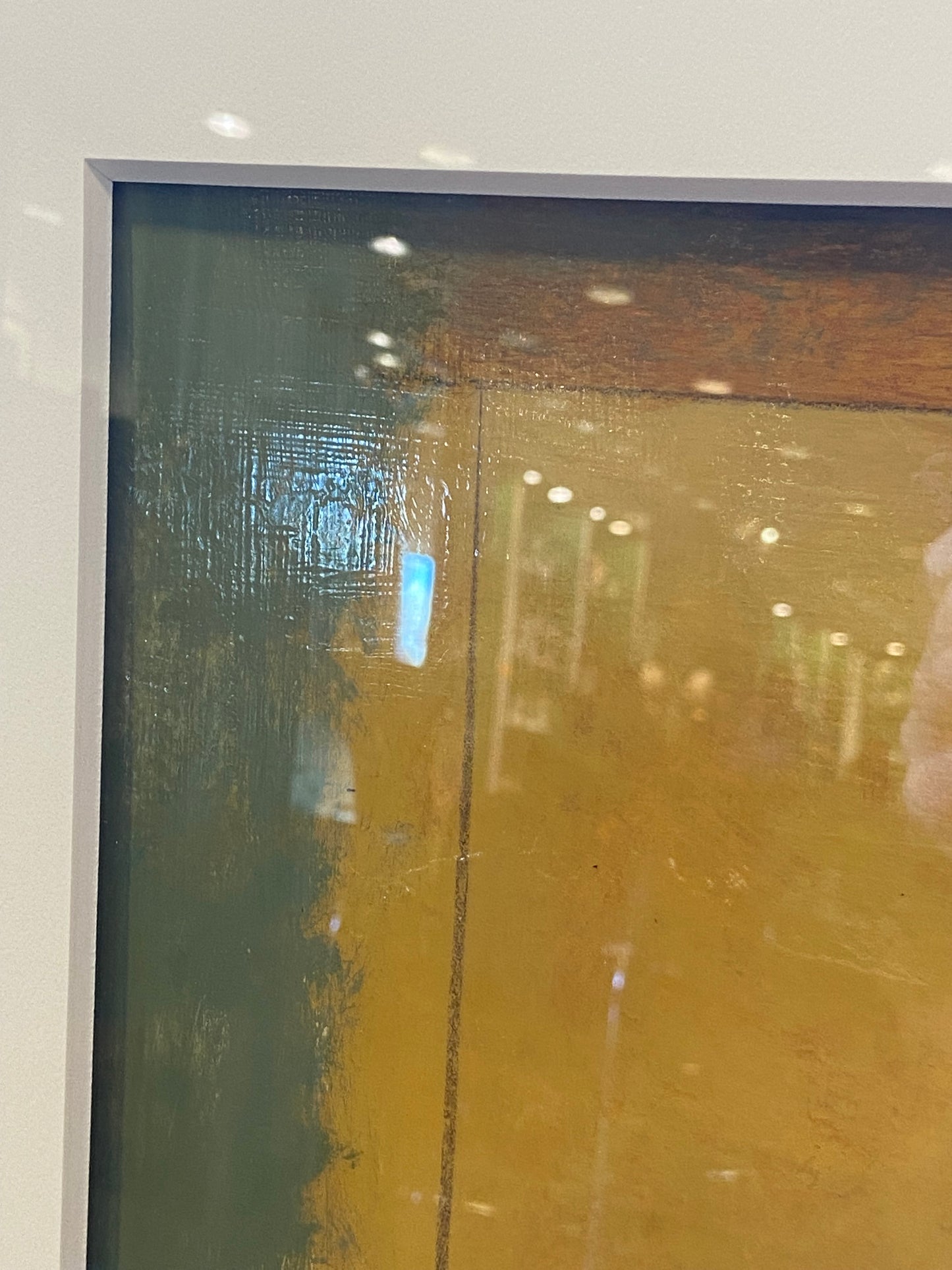 Fiona Hoop "Single Line Horizon" Acrylic Painting (N3XAZH)