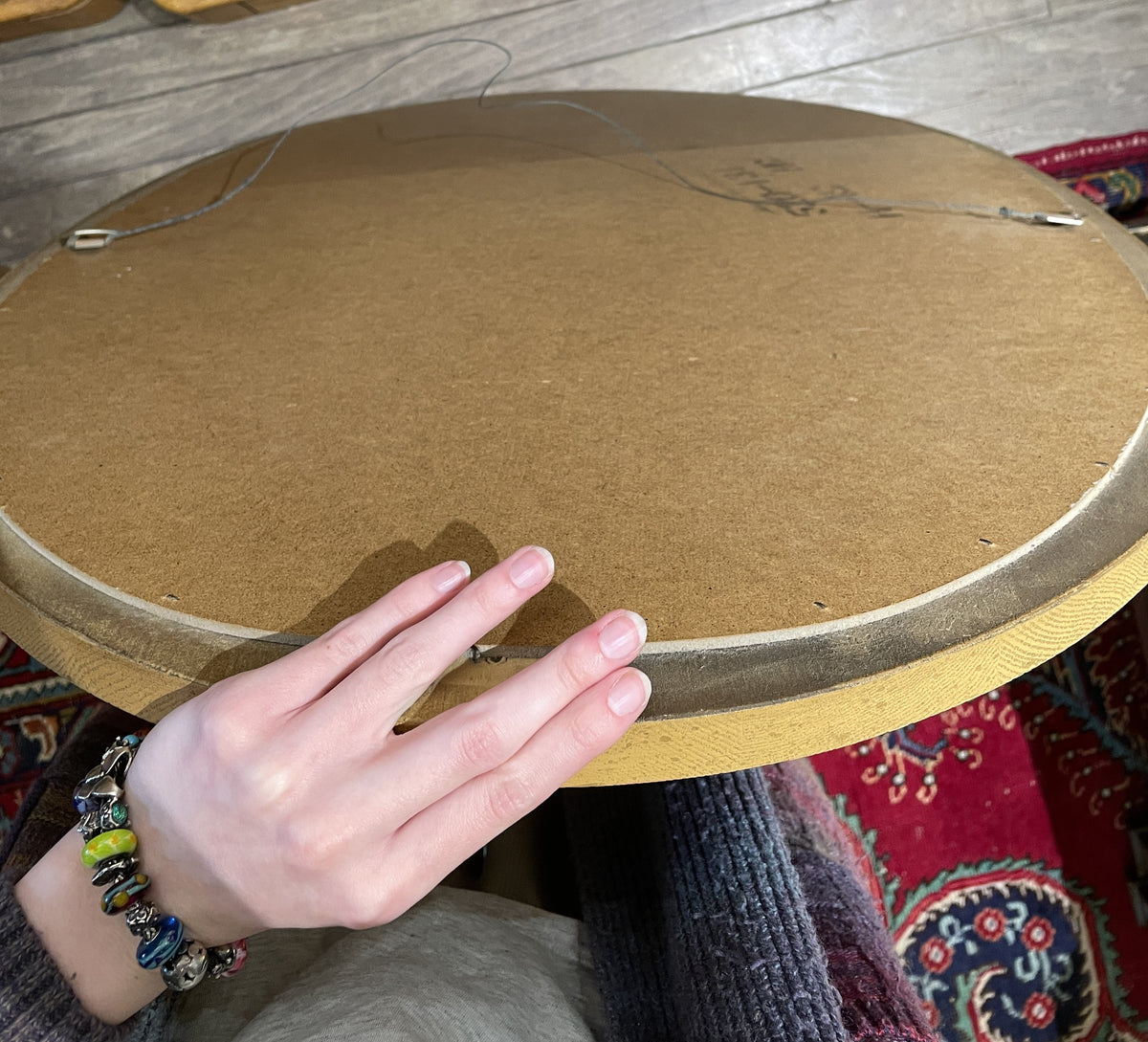Oak Oval Mirror (0P8005)