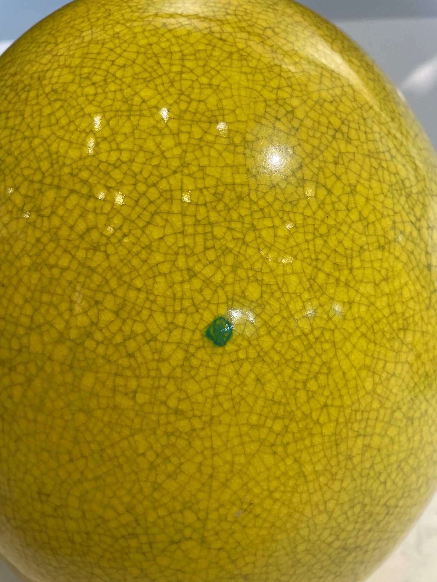 Boch Keramis Chartreuse Vase 1930s (C5VQ3W)