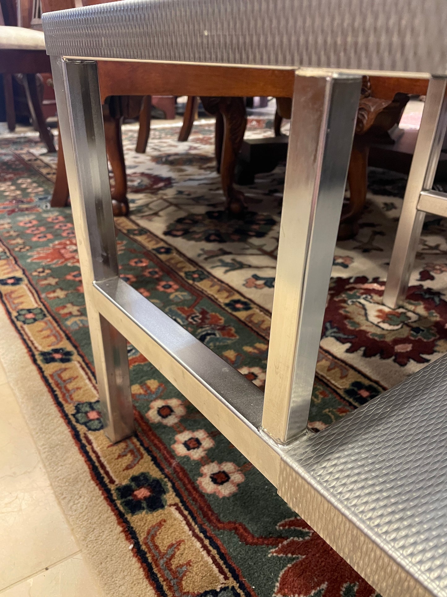 Stainless Surgical Double Tier Step Stool (0HV004)