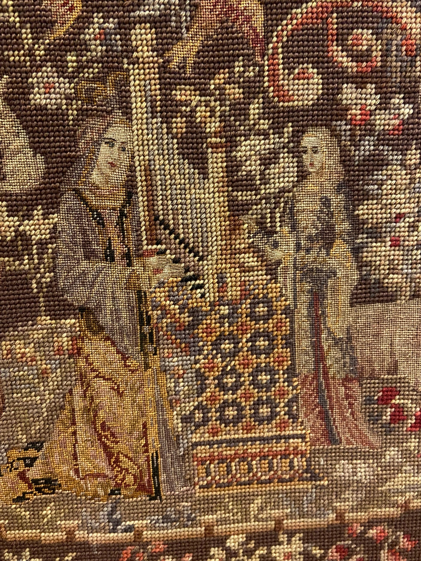 Louis XVI Needlepoint Fireplace Screen (HKDWFP)