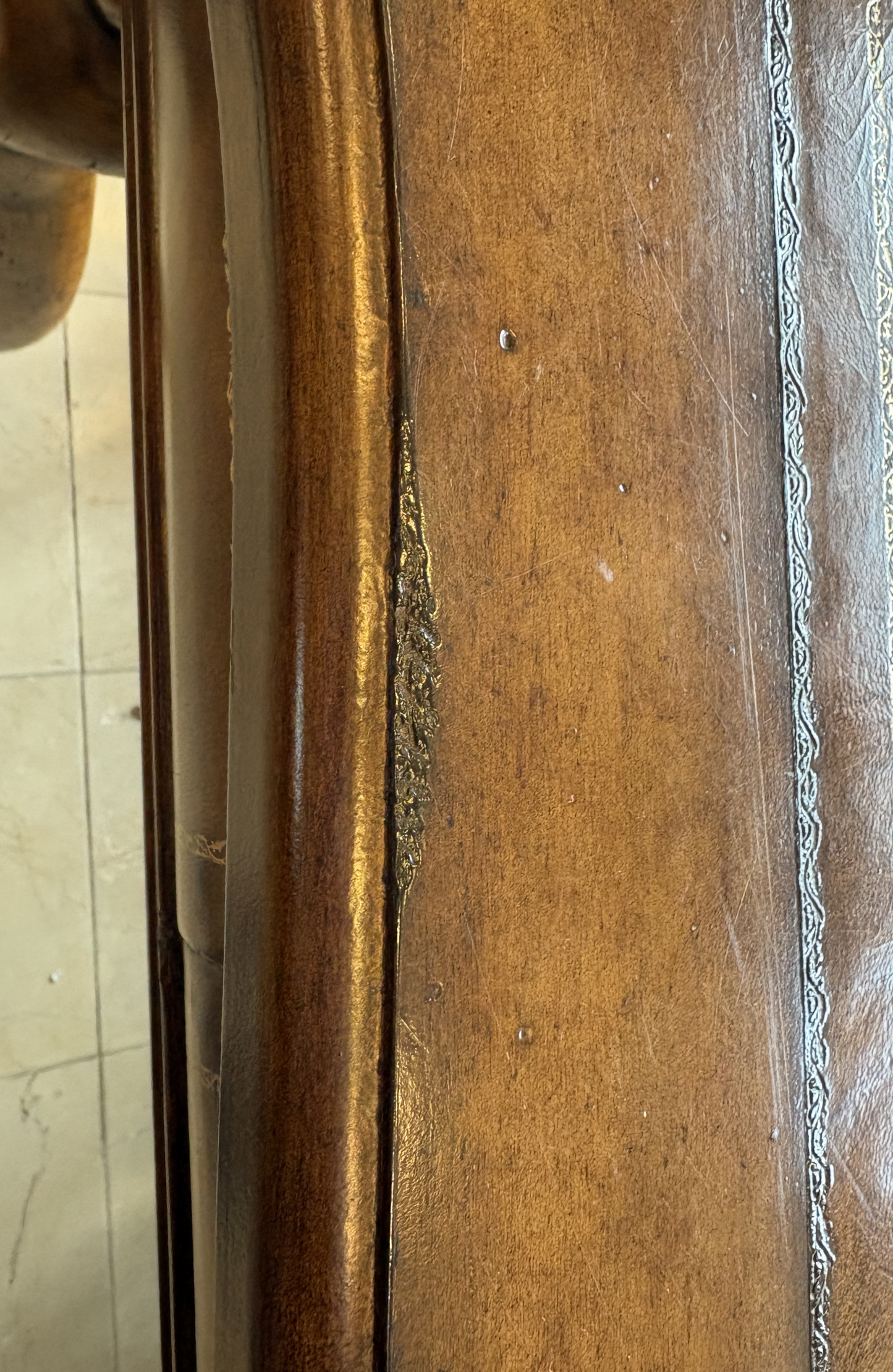 Cabriole Leg Console Table/Narrow Desk (0KS001)