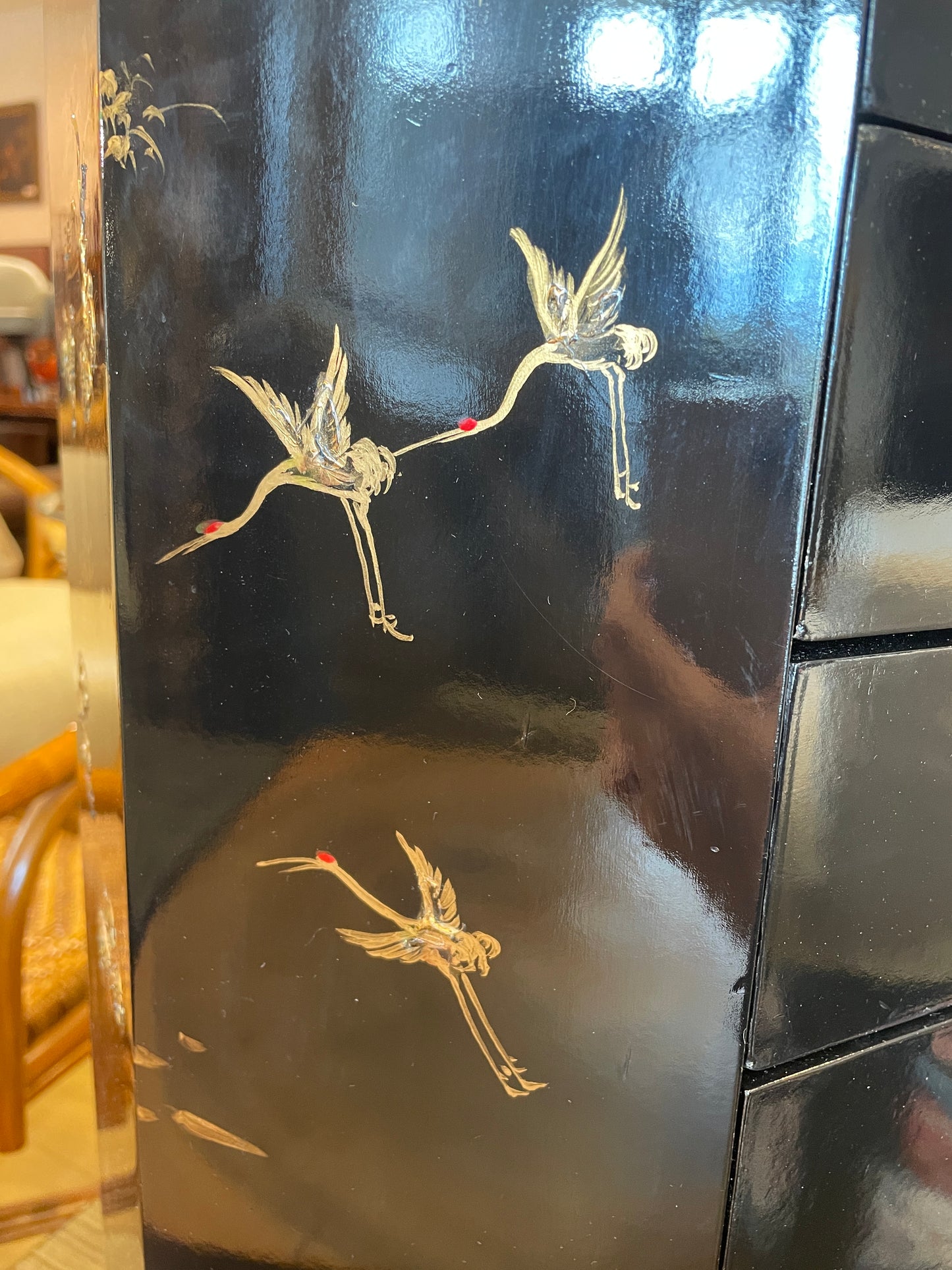 Chinoiserie Octagonal Jewelry box (0HU001)