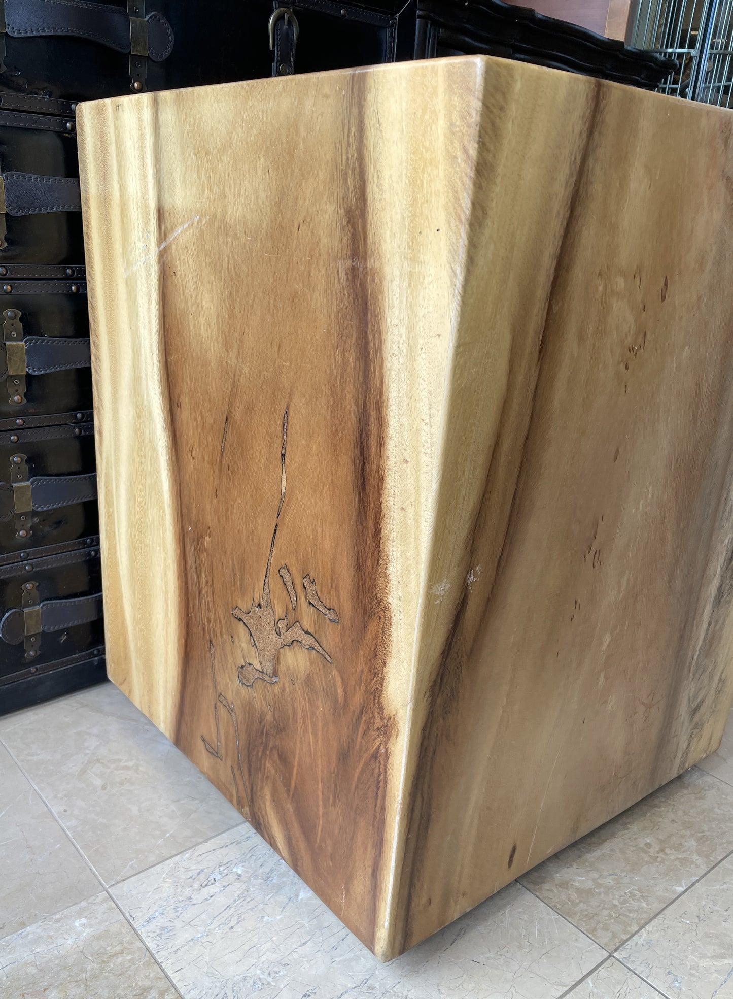 Bo Tree Source Tamarine Block Table, AS IS (0HV00B)