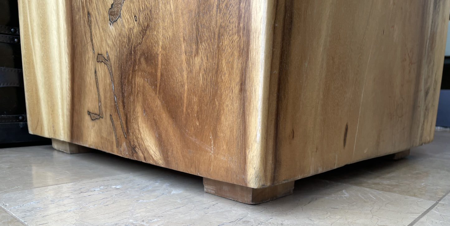 Bo Tree Source Tamarine Block Table, AS IS (0HV00B)