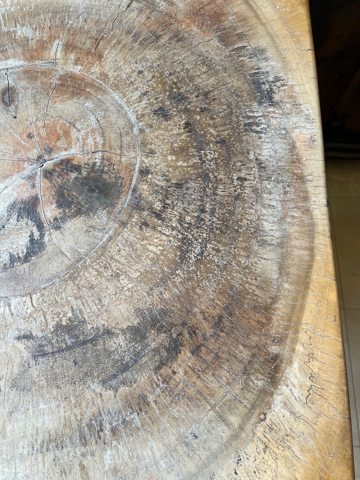 Bo Tree Source Tamarine Block Table, AS IS (0HV00B)