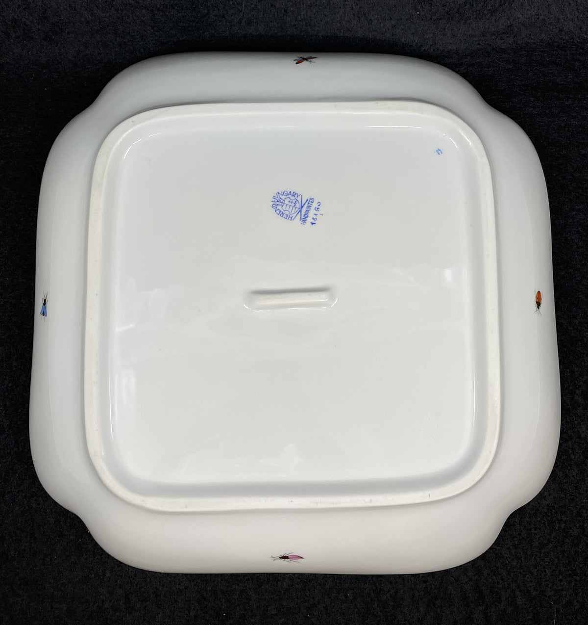 Herend Rothschild Square Salad Bowl, large (0GU006)