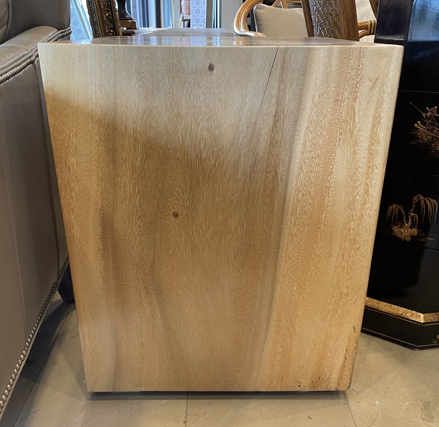 Bo Tree Source Tamarine Block Table, AS IS (0HV00B)