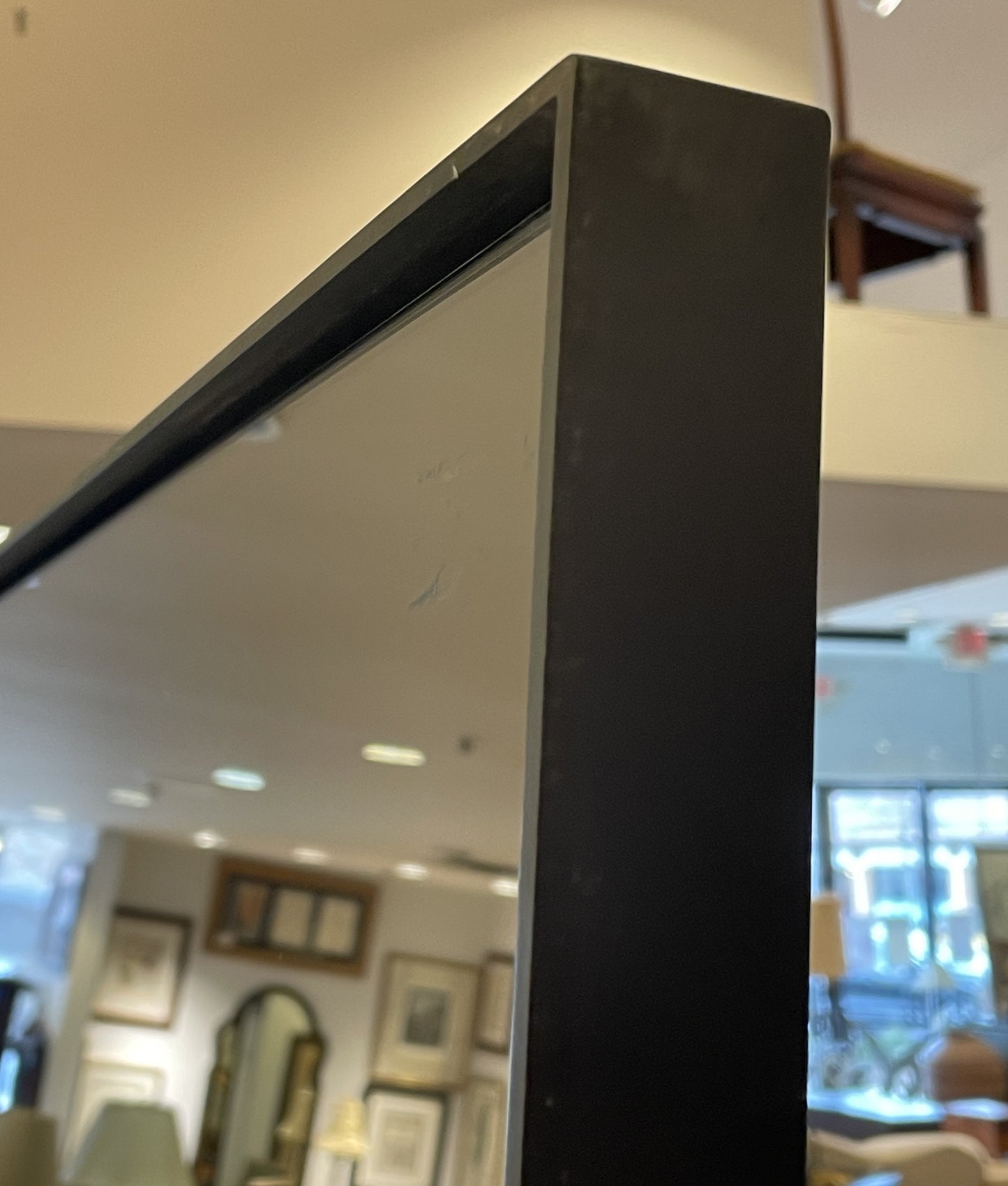 Restoration Hardware Floating Steel Mirror, 80" (0HV00J)