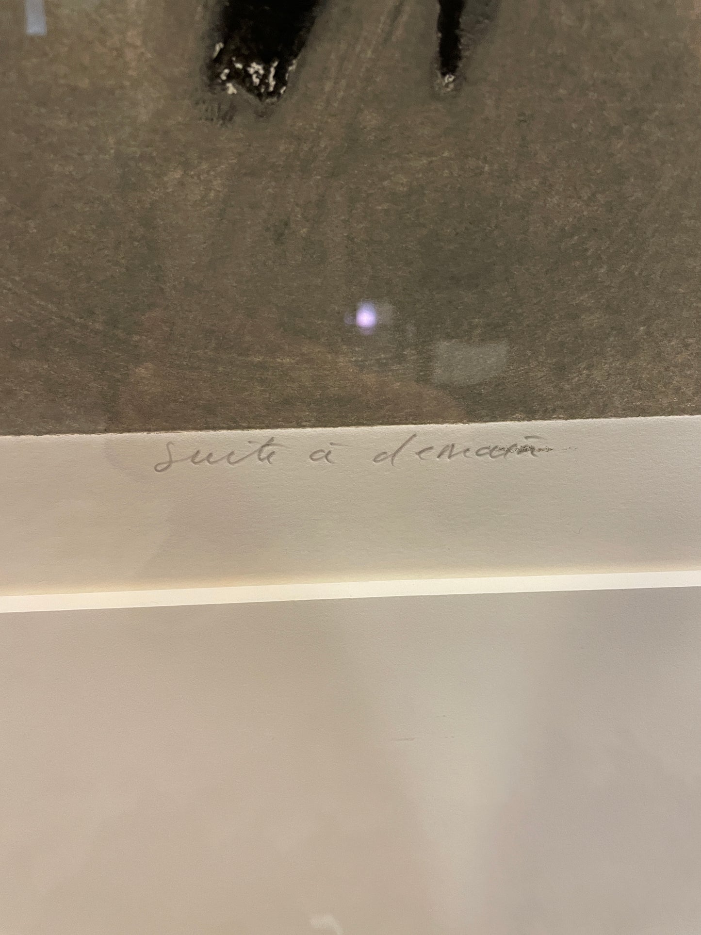 Bersou Lithograph Etching and Aquatint "Suite a demain" (0I600T)