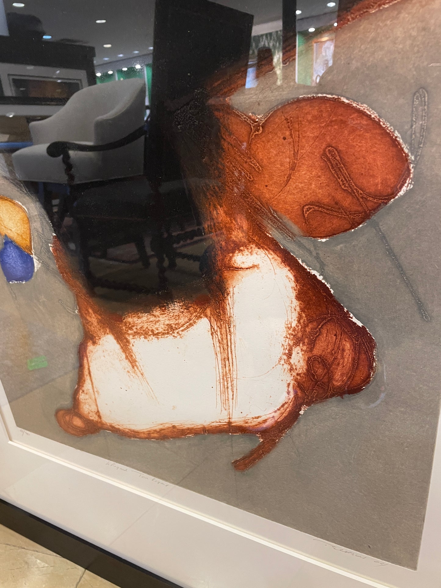 Bersou Lithograph Etching and Aquatint "Le Reqand Ton Reqand" (0I600T)