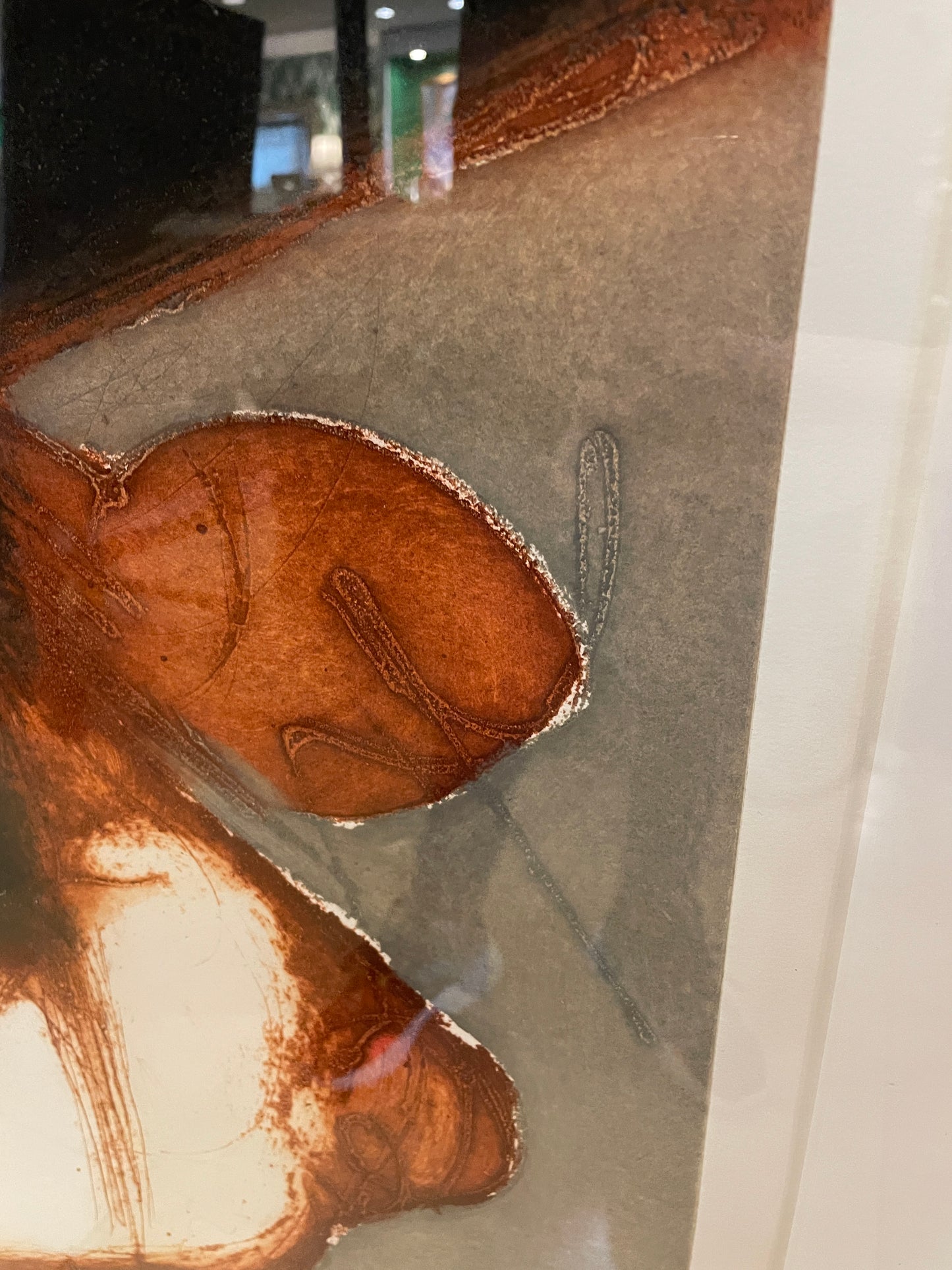 Bersou Lithograph Etching and Aquatint "Le Reqand Ton Reqand" (0I600T)