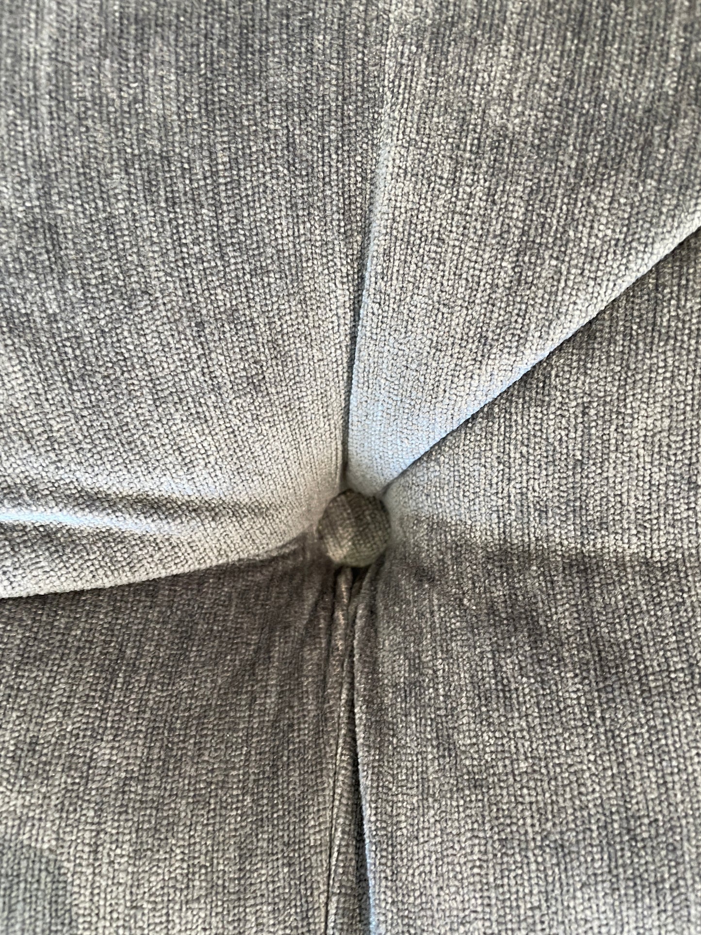 Ethan Allen Anton Custom Ottoman in Gray (0I600A)