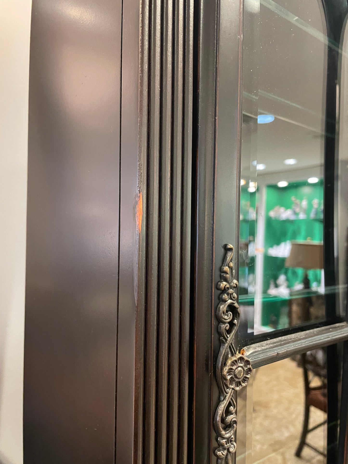 Four Hands Black Secretary Desk, AS IS (0HS006)