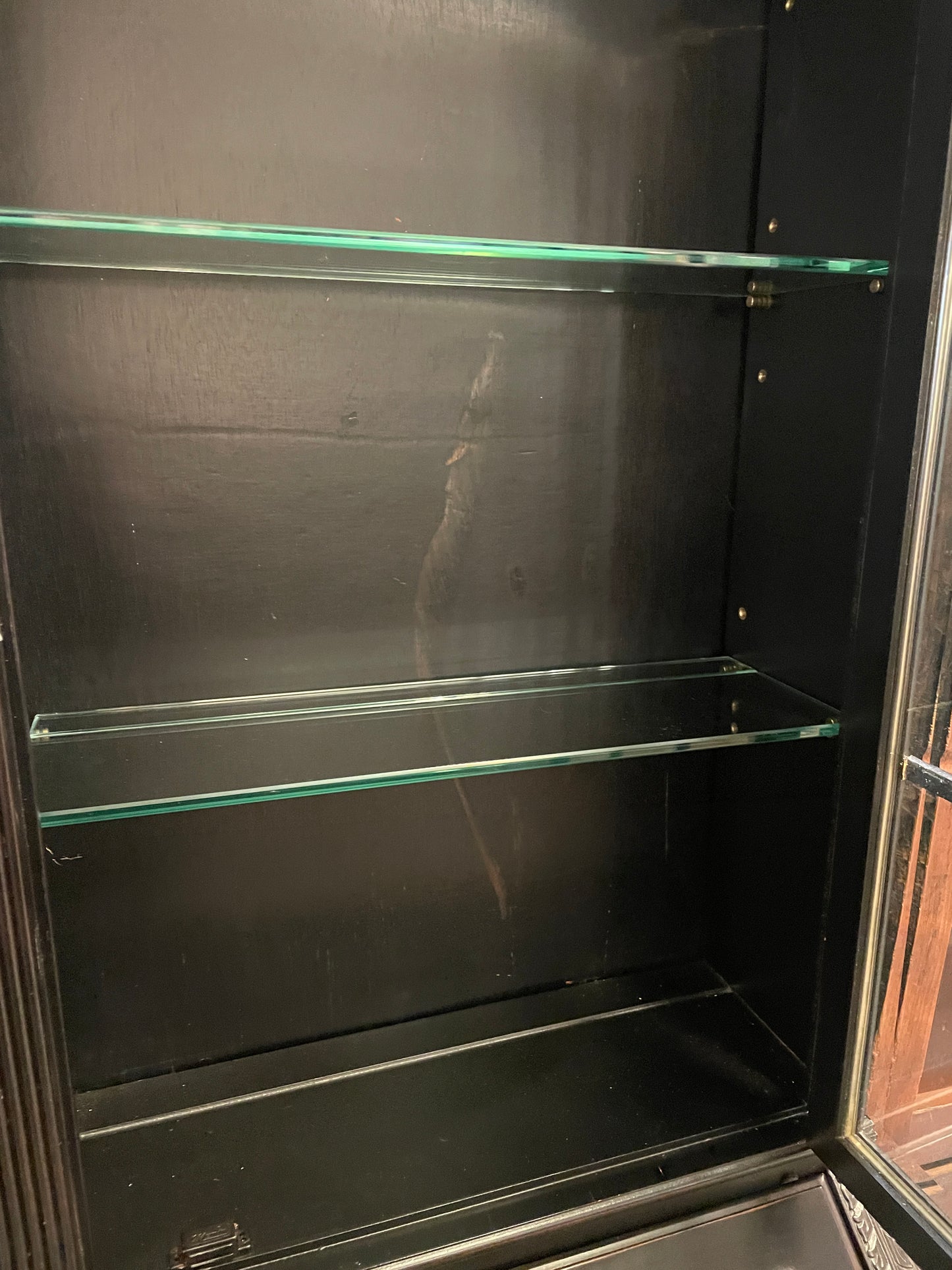 Four Hands Black Secretary Desk, AS IS (0HS006)