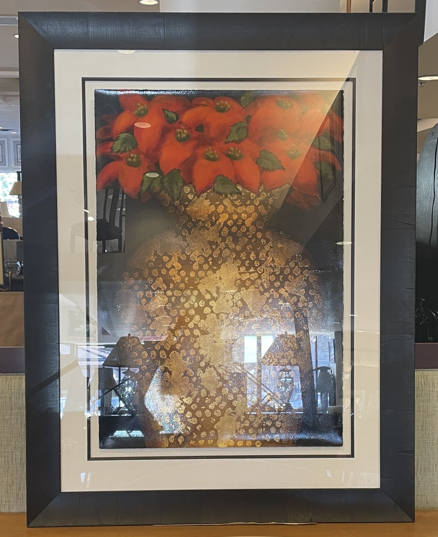 Lun Tse Original on Paper, Floral Vase (0I600X)