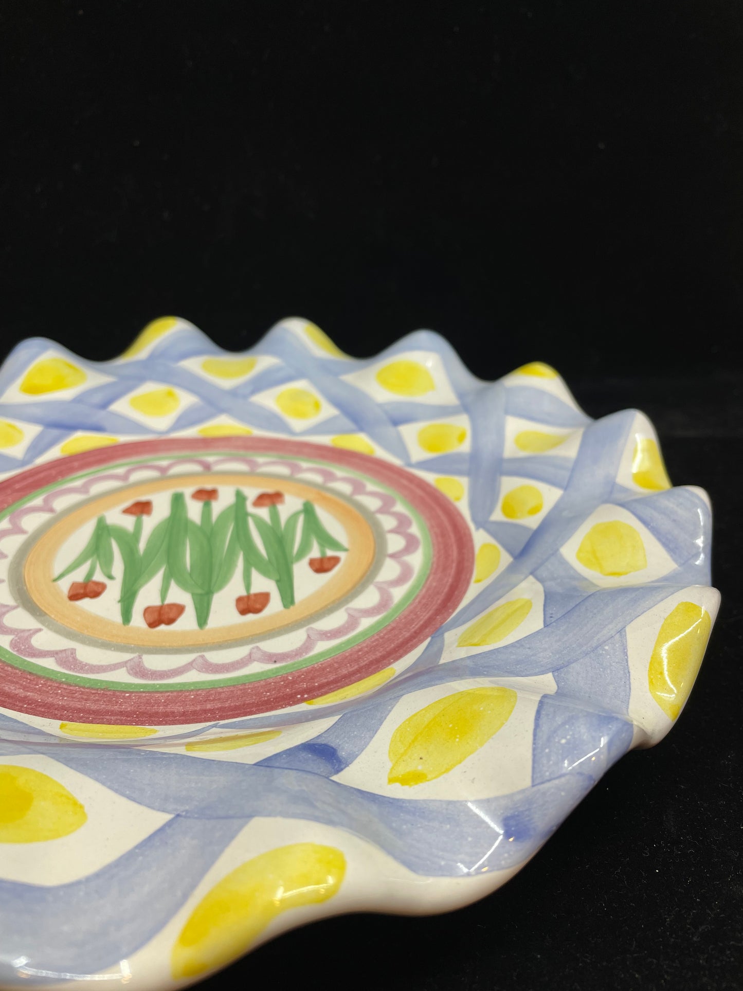 Retired MacKenzie Childs "Aalsmeer" Dinner Plate (8 Available) (6ENQPK)