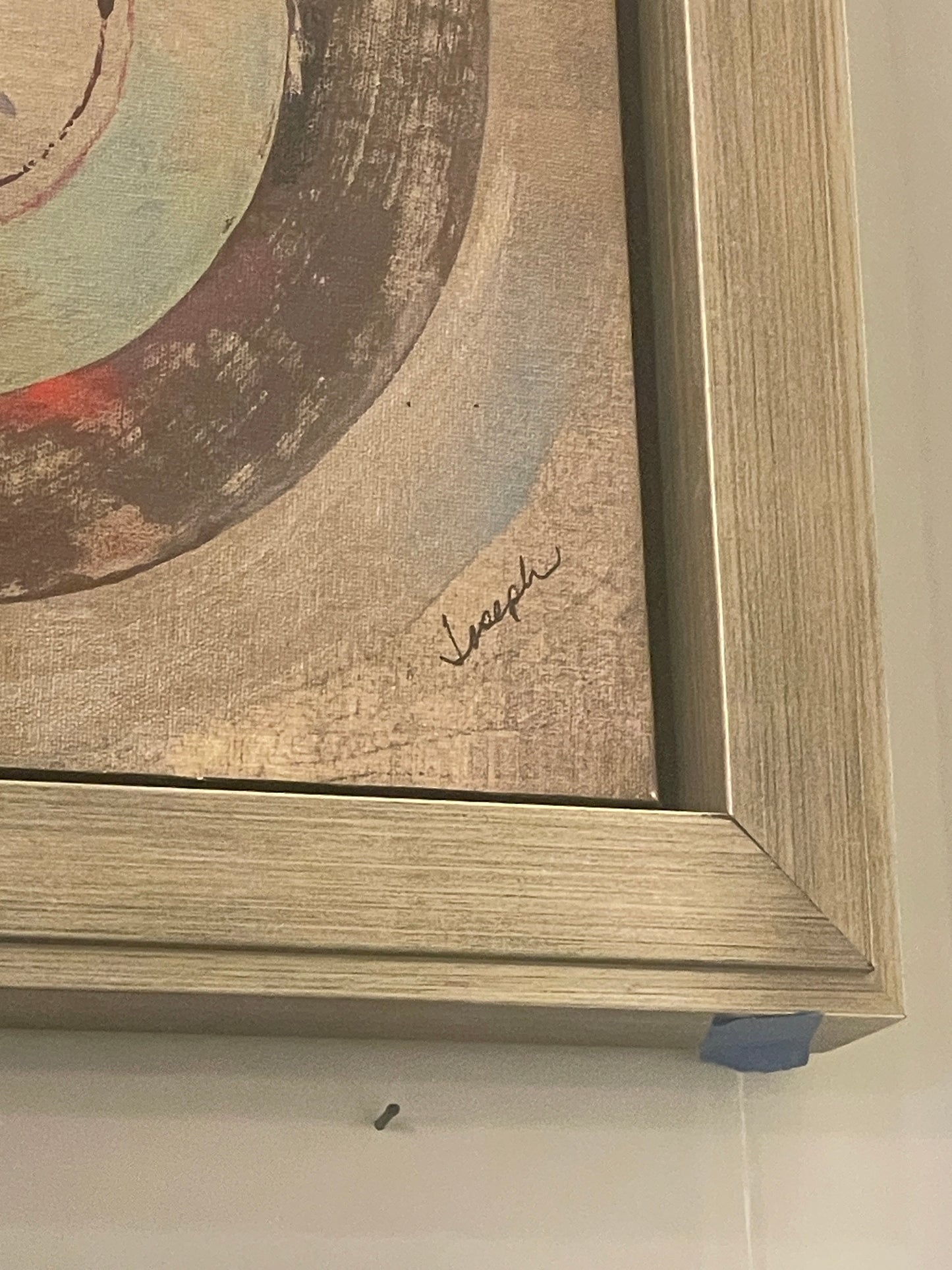 Ethan Allen Circle Giclee, signed Joseph (Two available) (0I600S)