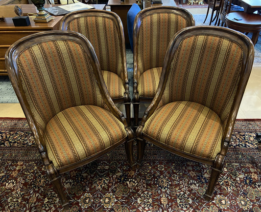Set of Four Upholstered Dining/Game Chairs (9CEUGN)