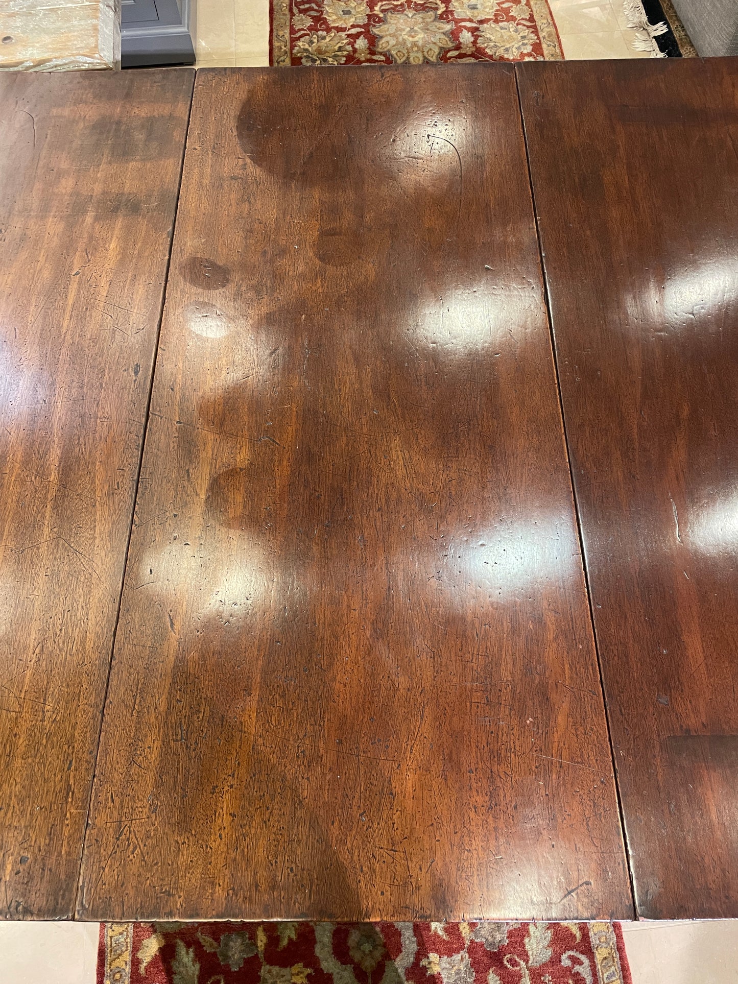 Antique Mahogany Gate Leg Dining Table (0DW00M)