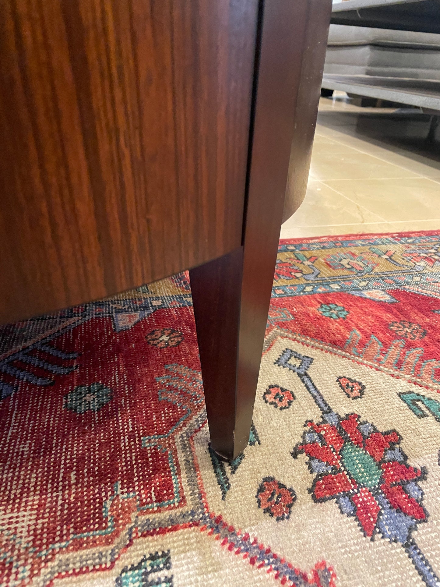 Ethan Allen Modern Walnut Nightstand (Two available) (0I6004)