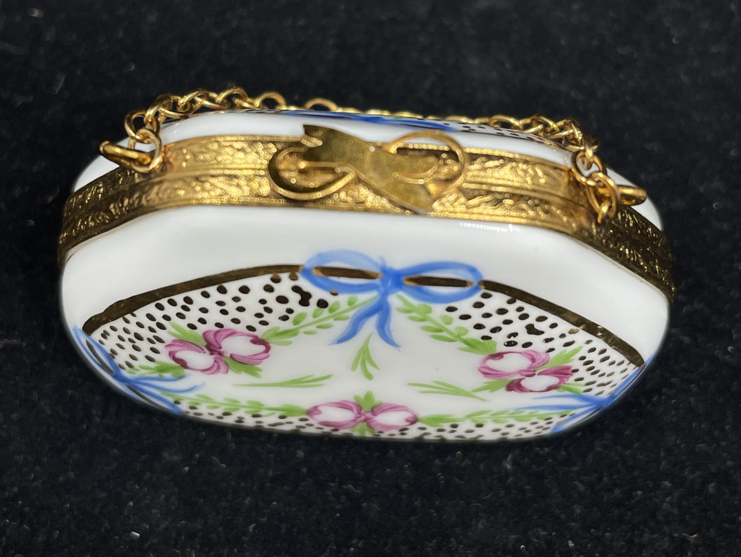 Limoges Trinket Box Purse (0IB008)