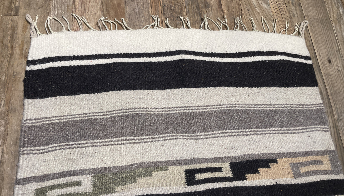 Mexican Tribal Rug AS IS (Approx. 2x4.5) (0JL00I)