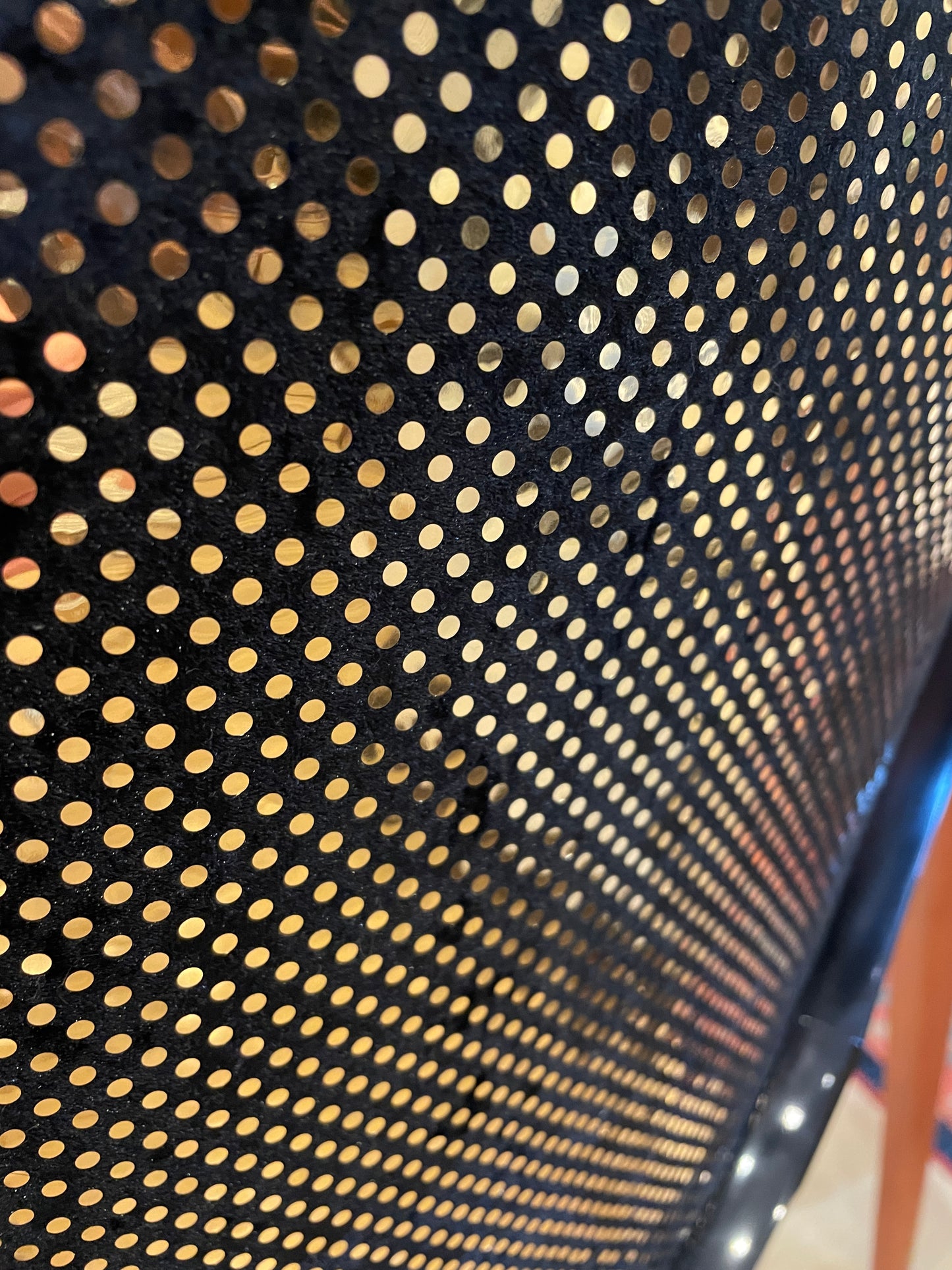 Custom Arm Chair with Gold Accents (0E7009)
