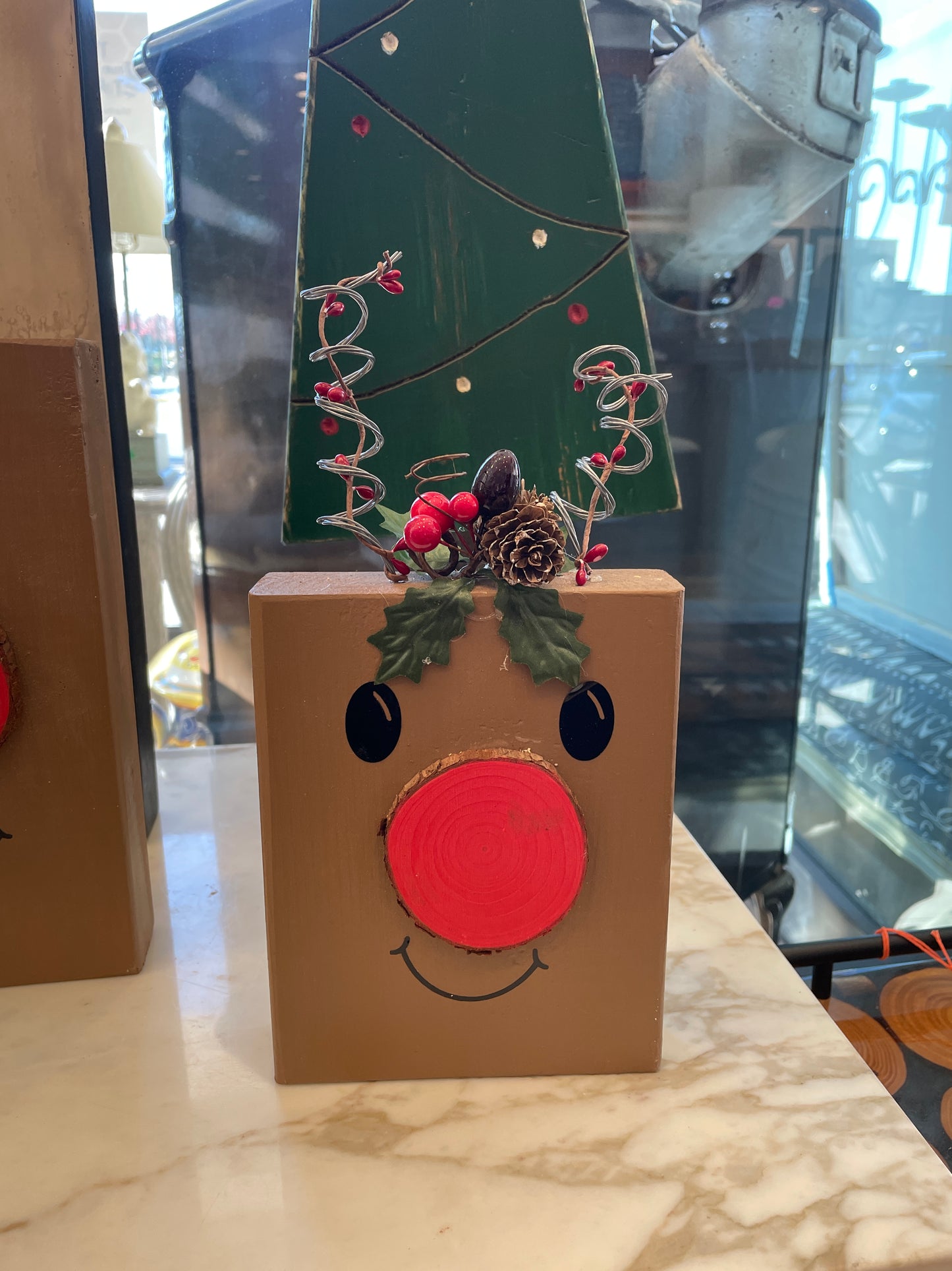 Woodblock Reindeer (00O00E)