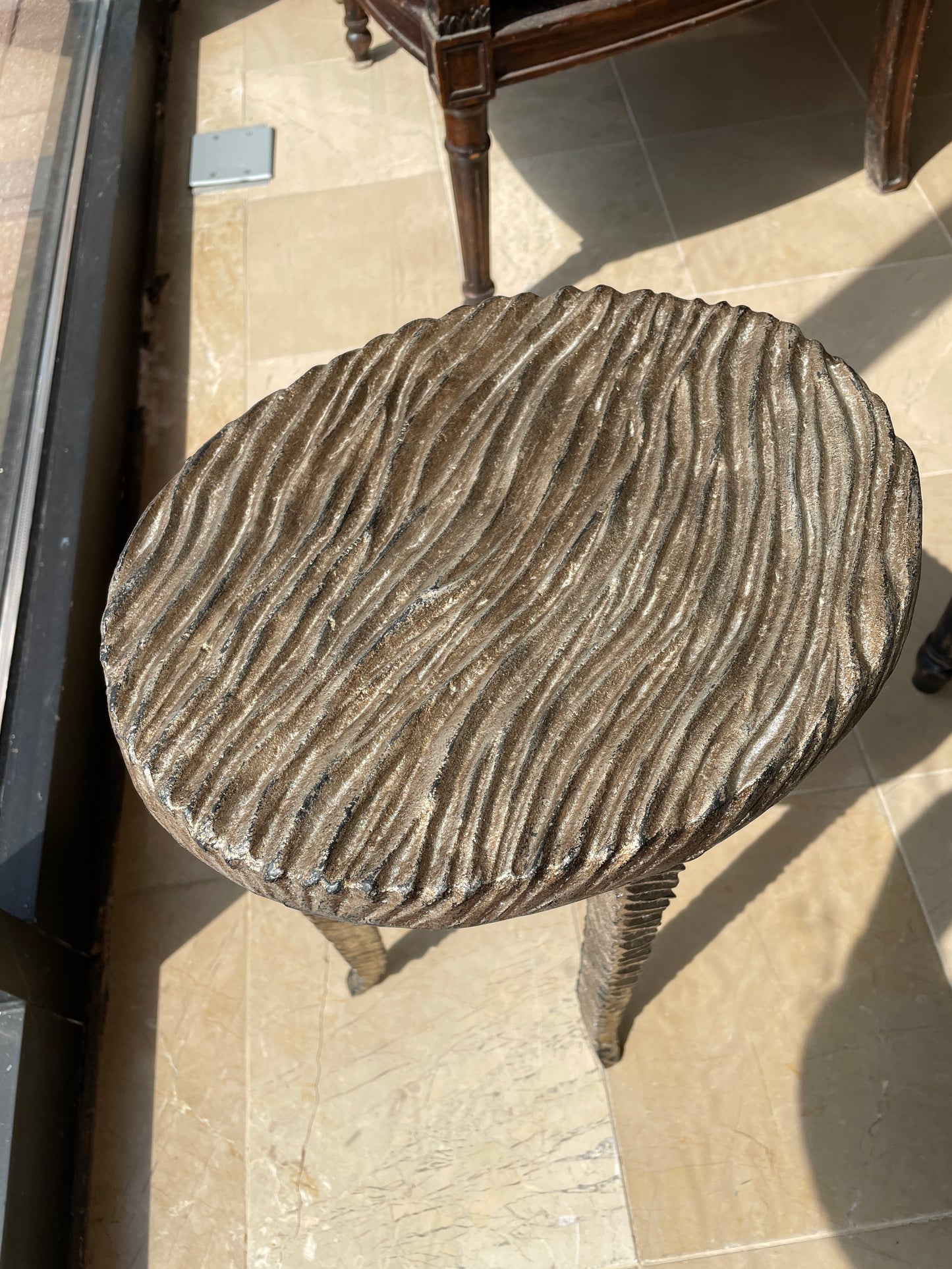 Studio A Gold Waves Martini Table (0E7004)