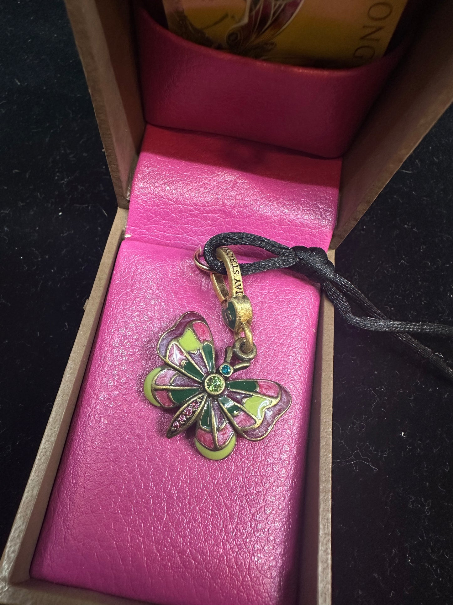 Jay Strongwater Enamel Butterfly Pendant (28KKZT)