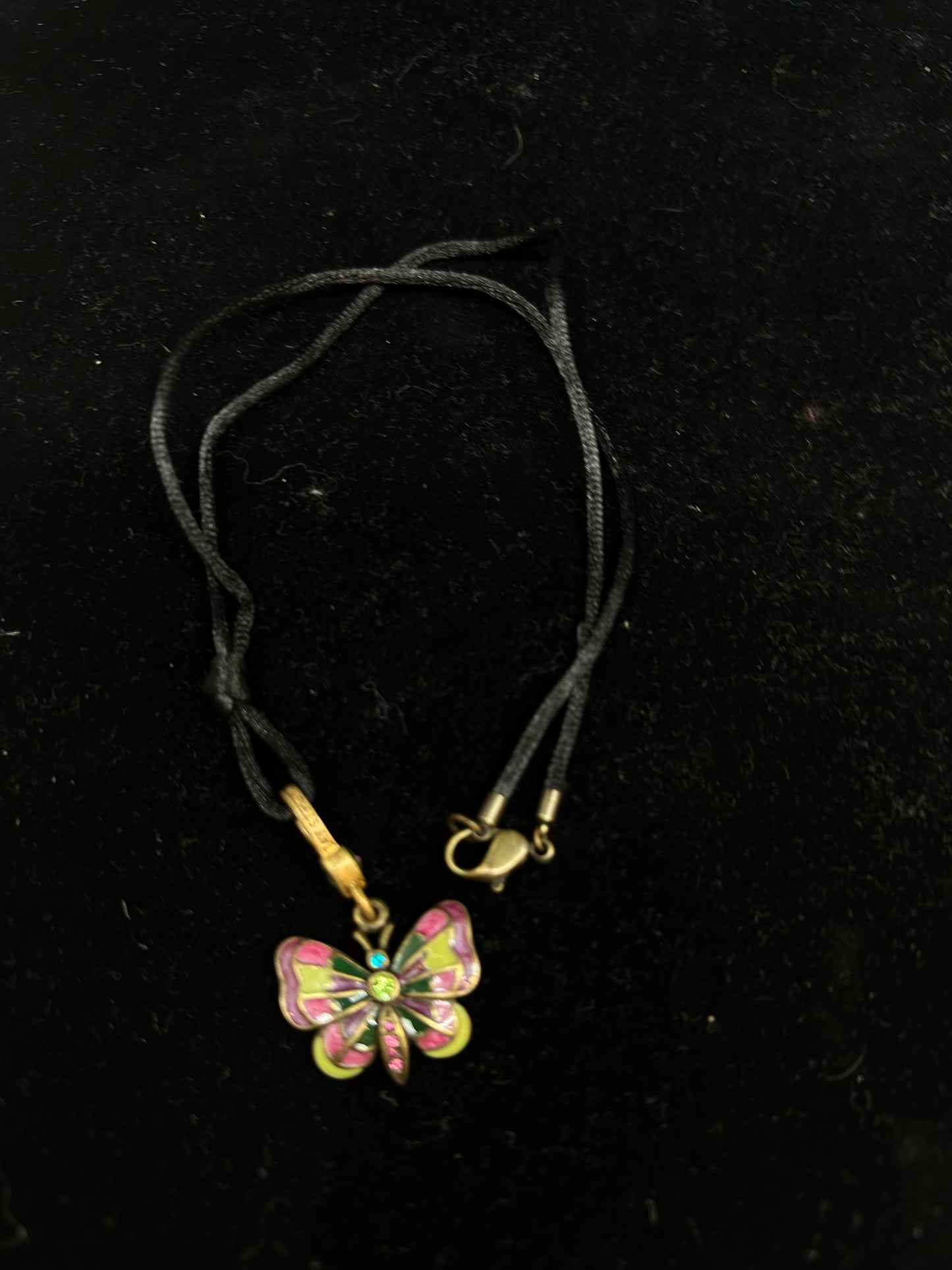 Jay Strongwater Enamel Butterfly Pendant (28KKZT)