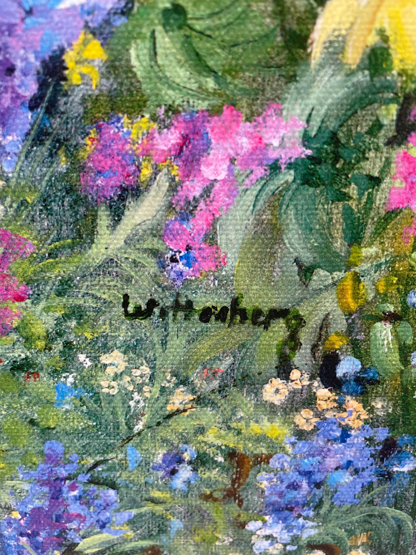 J Wittenberg Field of Flowers Giclee (0I800F)