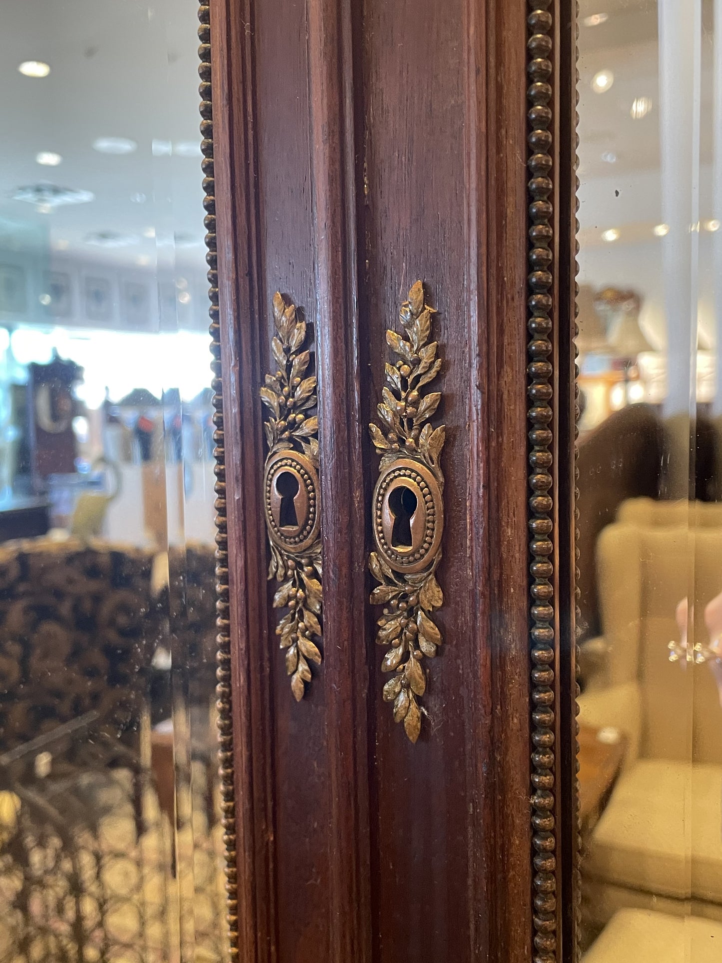 French Louis XVI Mirrored Armoire AS IS (00Y006)
