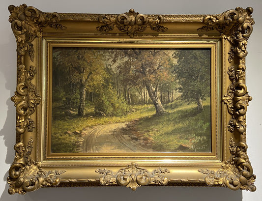 William A. Carson (1867-1945) Landscape Oil on Canvas (3F391U)