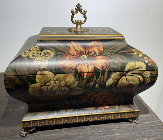 Raymond Waites Floral Metal Lidded Box (DSF8CA)