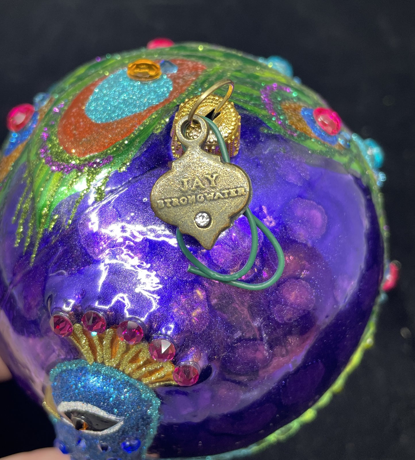 Jay Strongwater Peacock Ball (0IK00M)