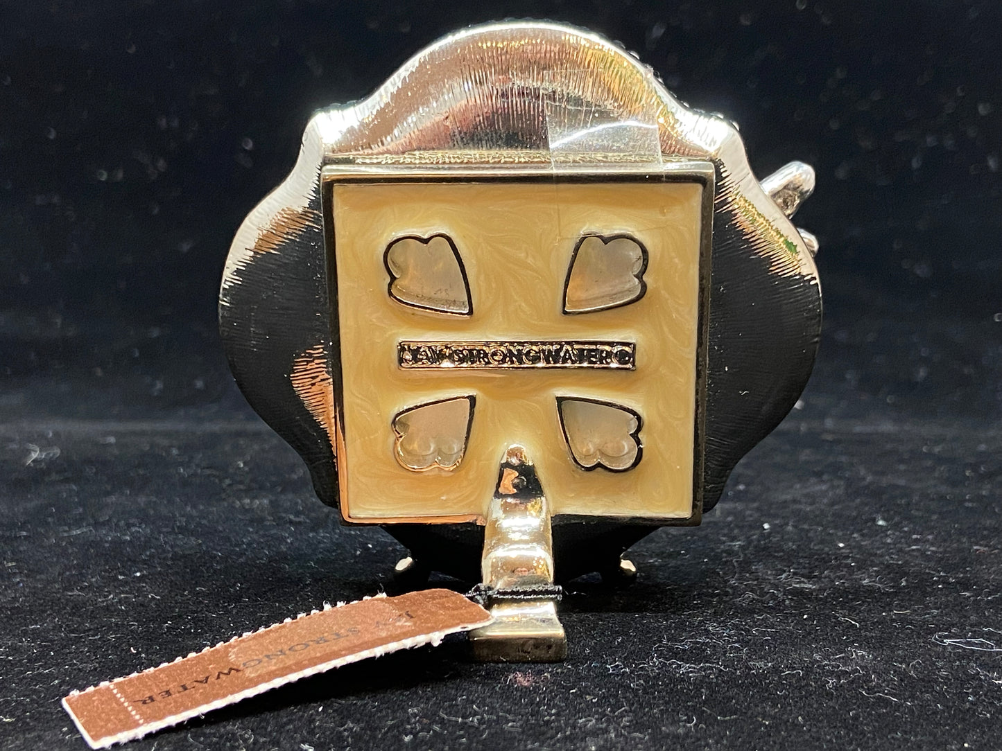 Jay Strongwater Miniature Yellow Enamel Frame with Dragonfly (VQ2VY6)