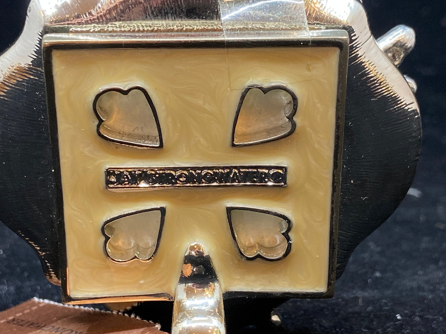 Jay Strongwater Miniature Yellow Enamel Frame with Dragonfly (VQ2VY6)