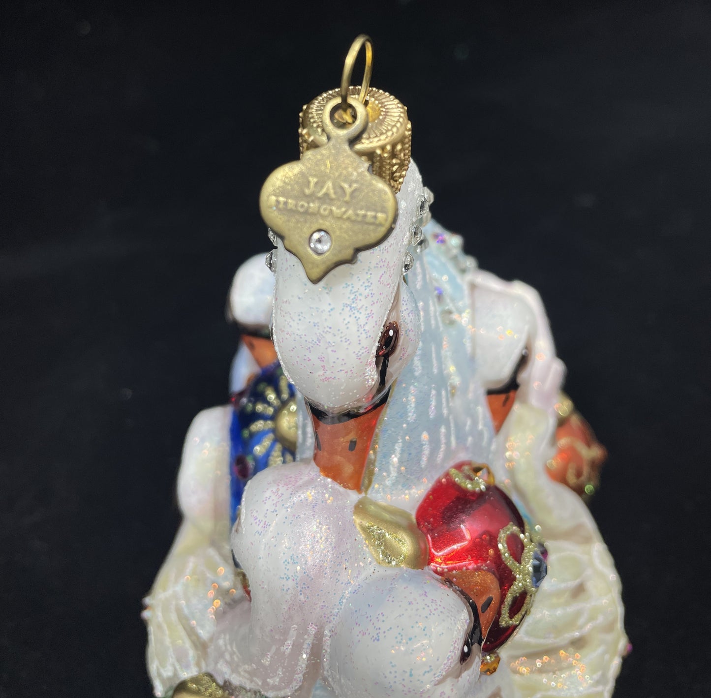 Jay Strongwater 6 swans a swimming (0IK010)