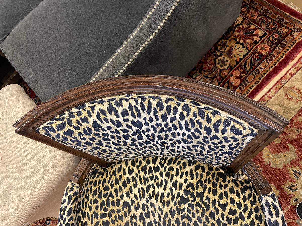 Leopard Print Chair, AS IS (0Q3001)