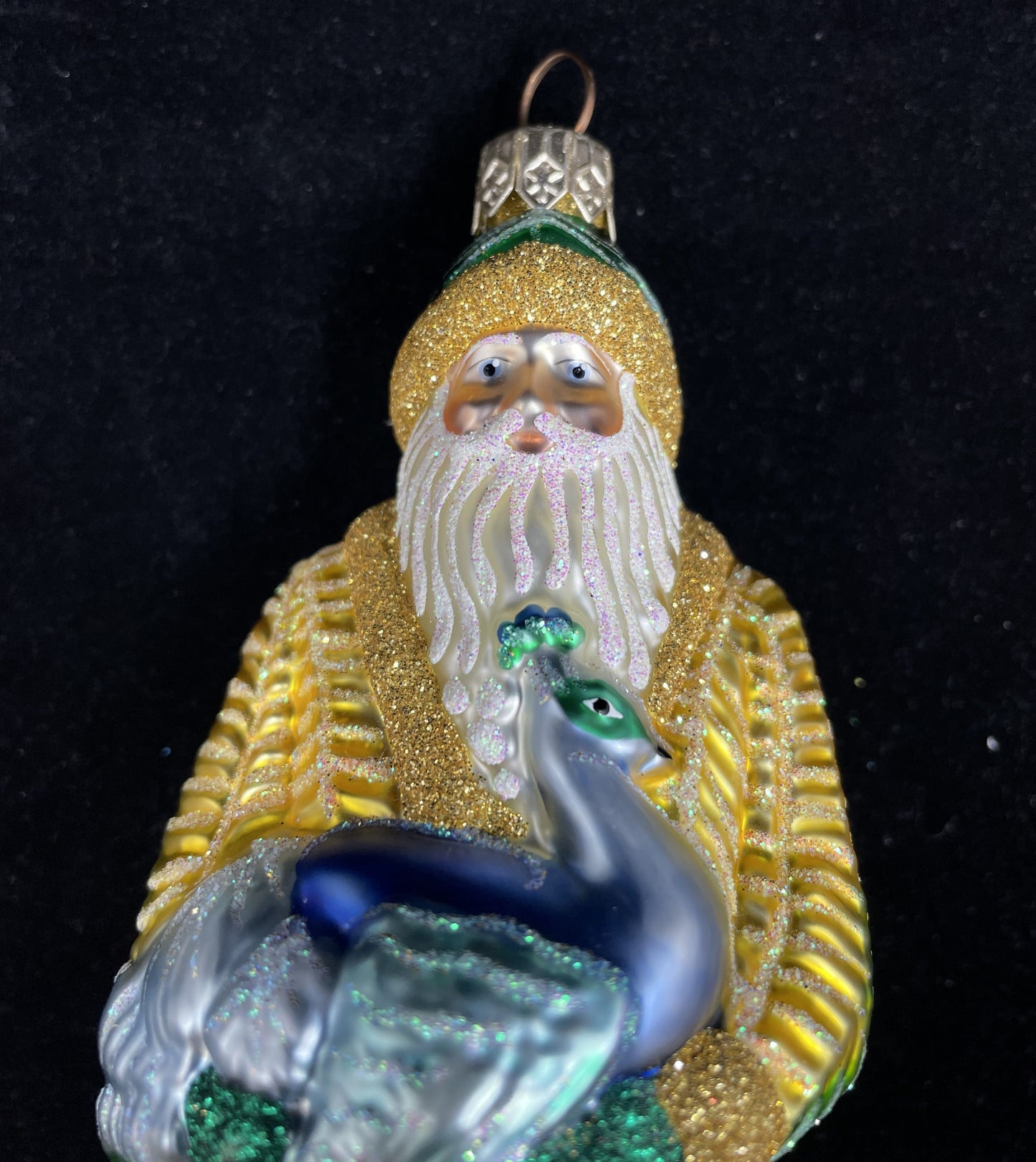 Patricia Breen Peacock Santa Large (0IK01F)