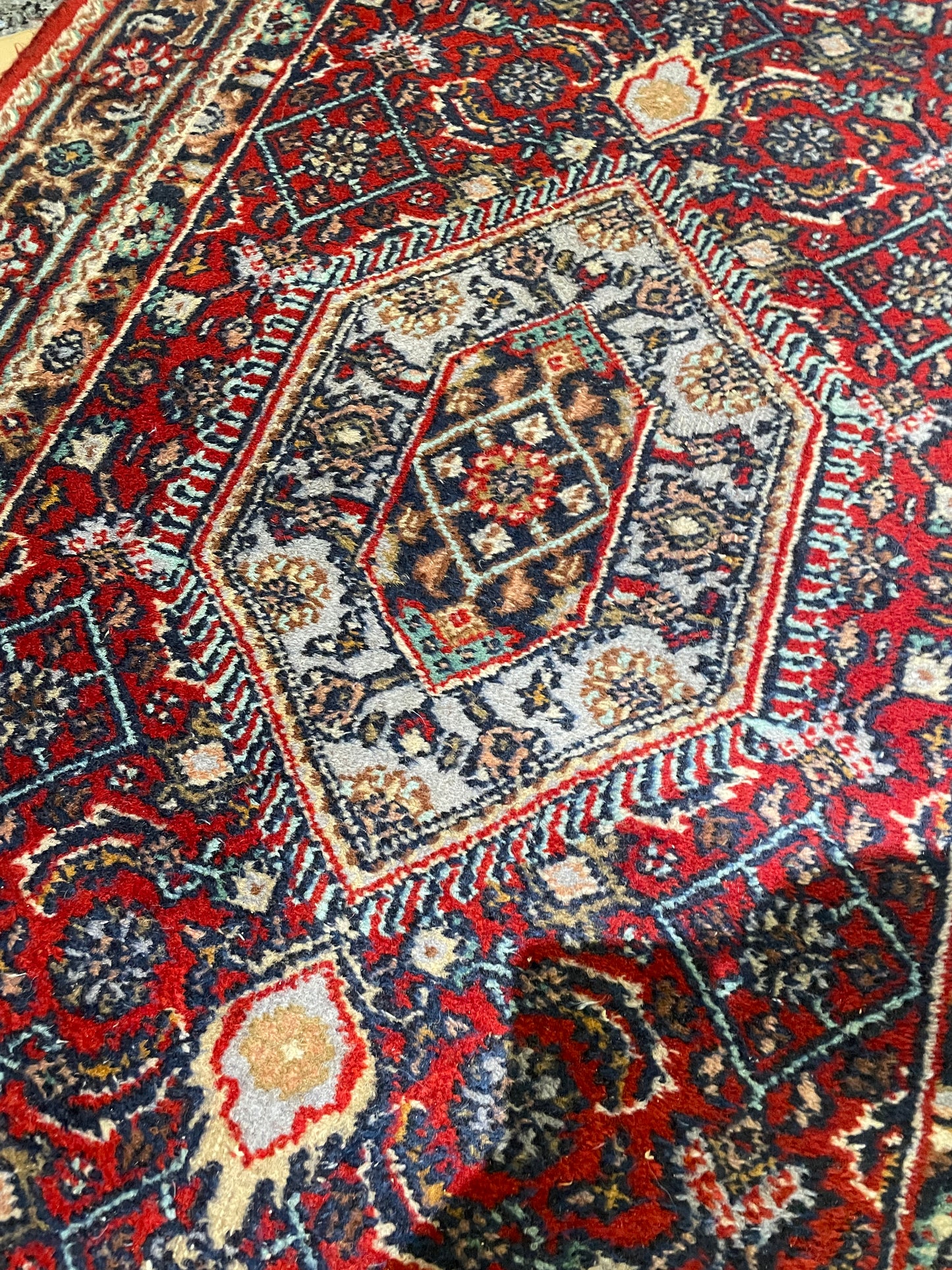 Keshan Geometric Runner 2.5' x 13' AS IS (0EG003)