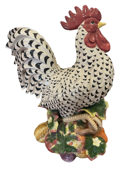 Fitz and Floyd Gardening Gourmet Rooster, No Box (00P003)