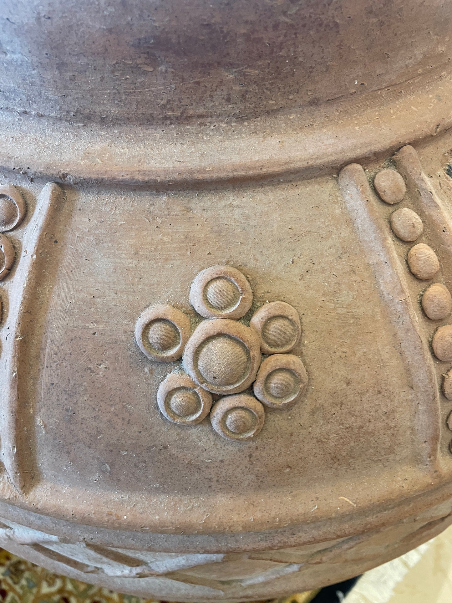 Large Terracotta Floor Vase Reproduction