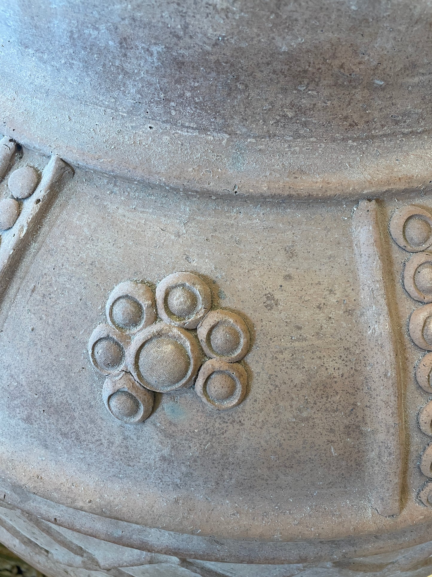 Large Terracotta Floor Vase Reproduction