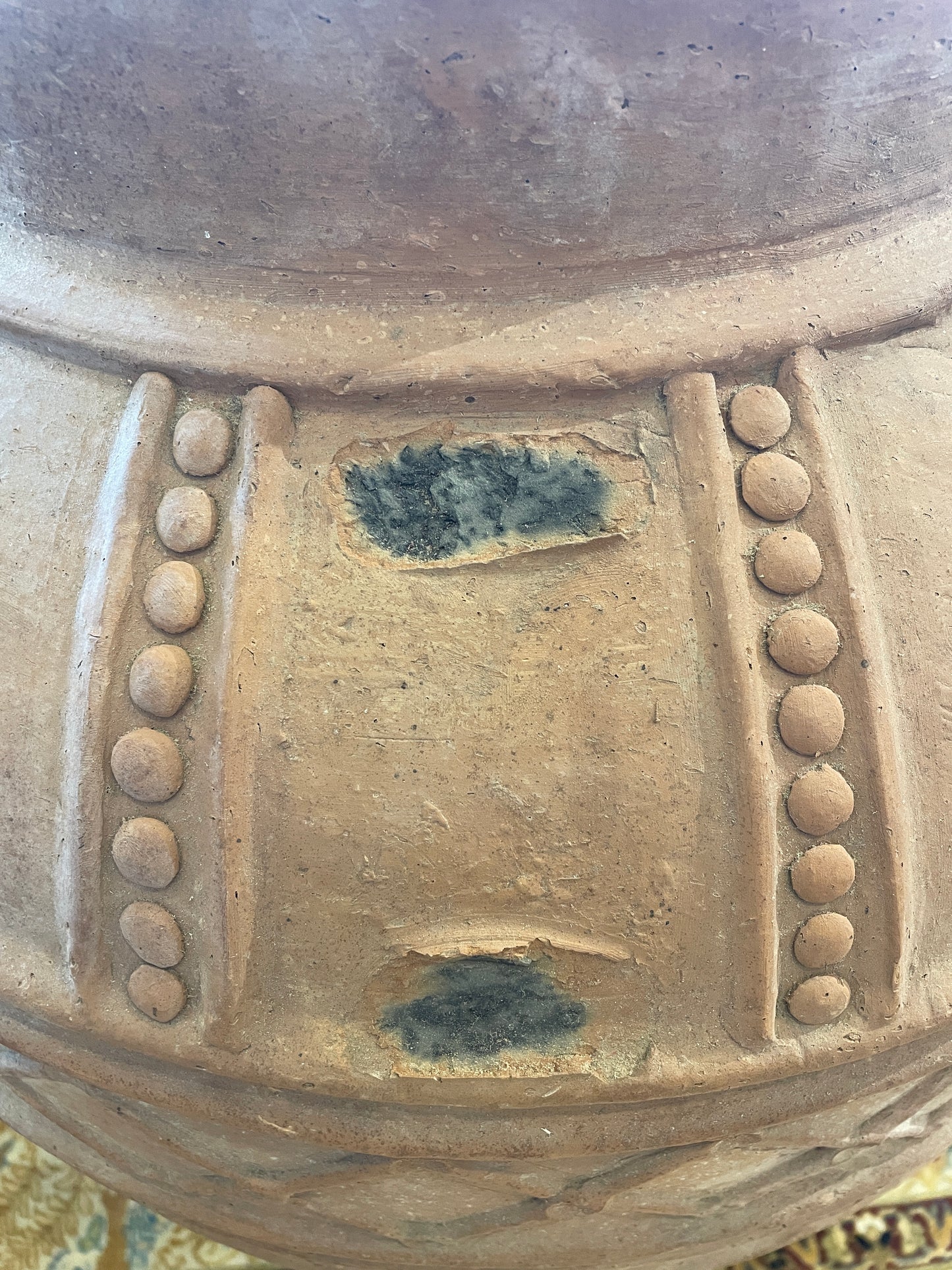 Large Terracotta Floor Vase Reproduction