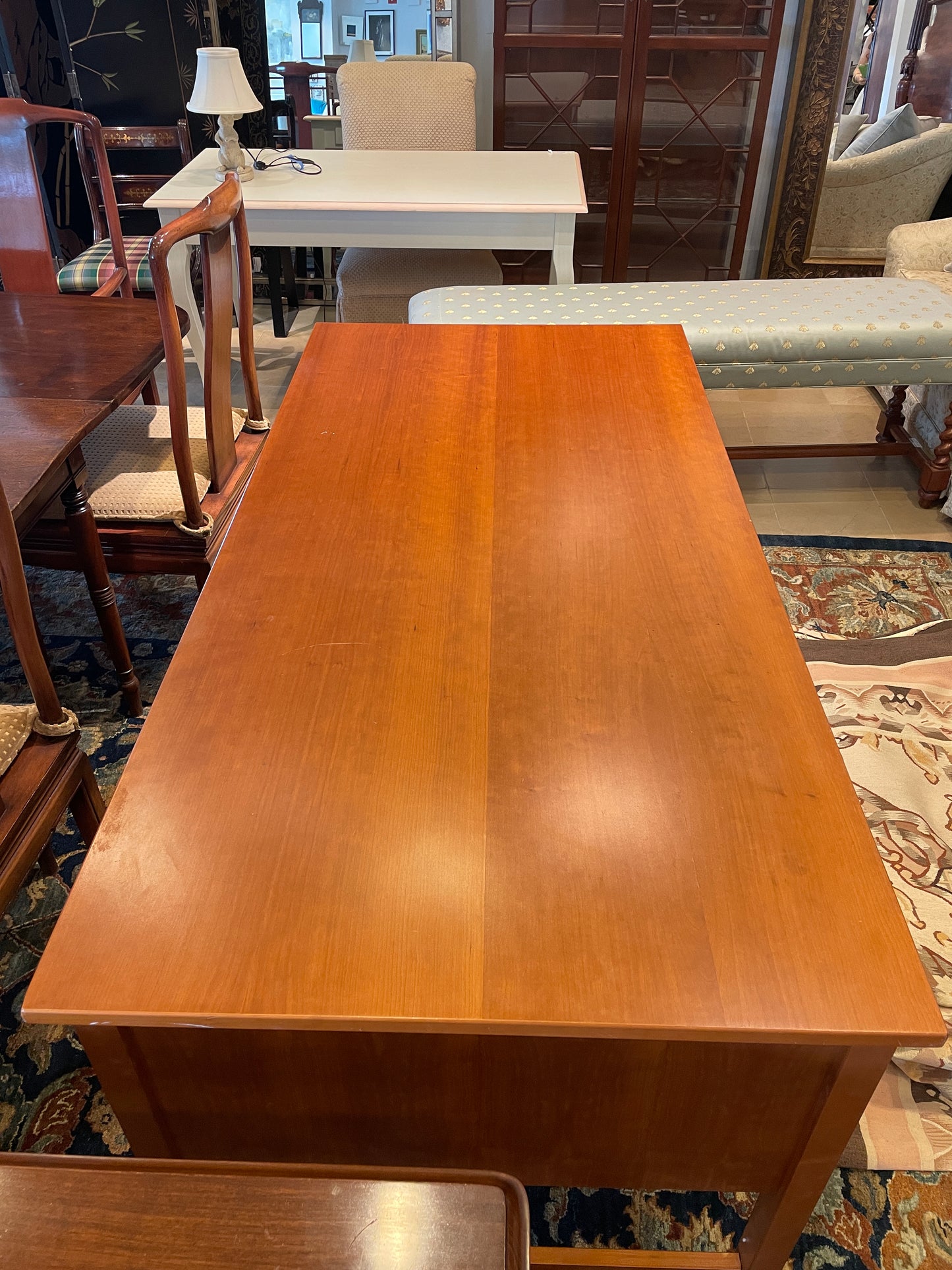 Shaker Style Executive Desk in Cherry Finish (0EA00F)